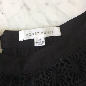 Black embroidered cotton shirt